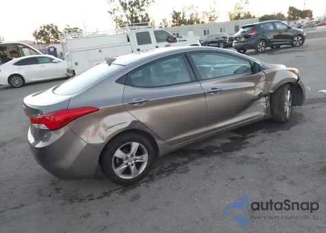 2013 Hyundai Elantra Gls/Limited из США, поврежденный, VIN 5NPDH4AE0DH205631